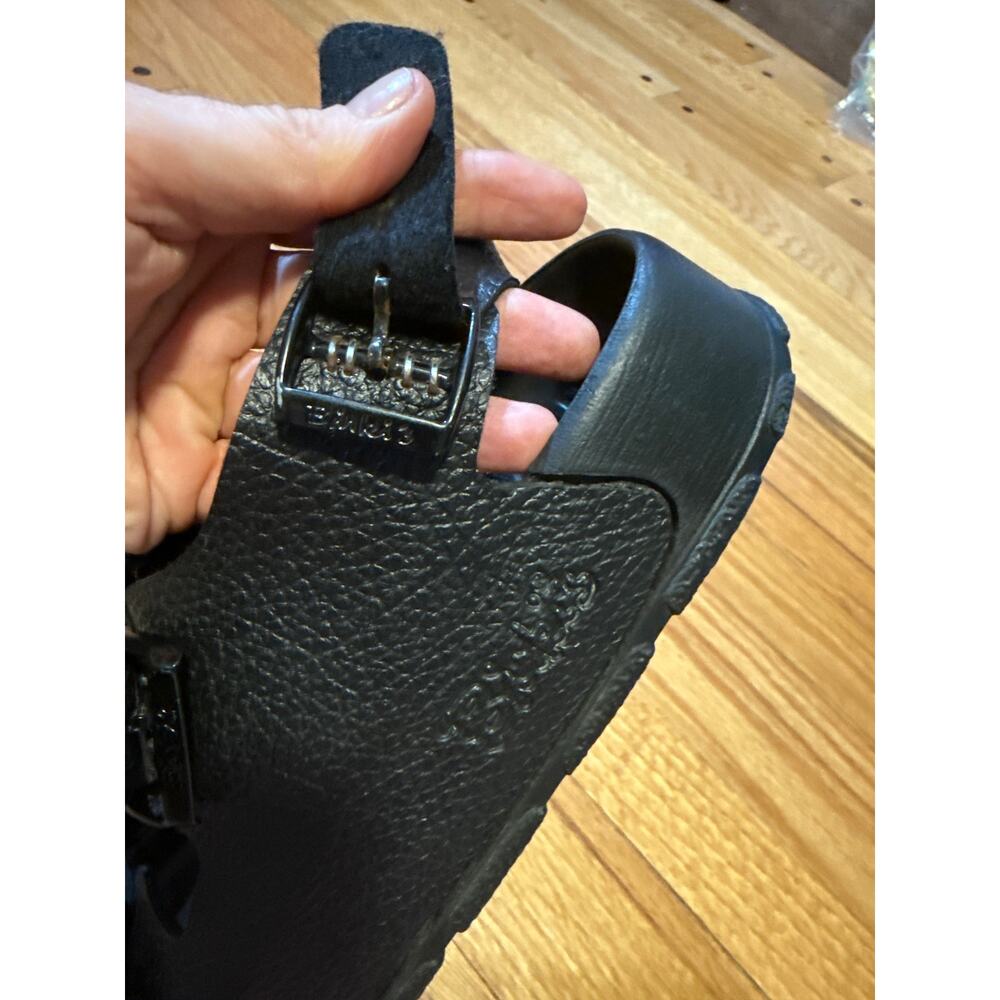 Birksenstocks Birks Black Men Sandals Sz 44 *preloved - Picture 12 of 12
